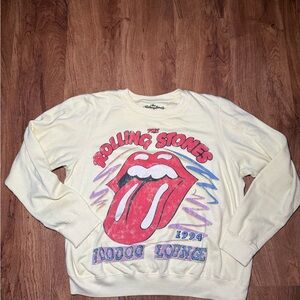 The Rolling Stones Cream Graphic Sweatshirt